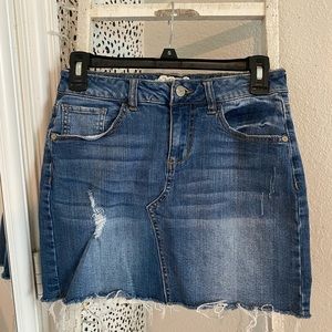 ALTAR’D STATE DENIM MINI SKIRT- SIZE SMALL